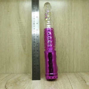 DILDO ลูกปัดสี: เทคโนโลยีหมุนได้ 360° พร้อมฟังก์ชันยืดหดเพื่อการกระตุ้นที่เร้าใจ