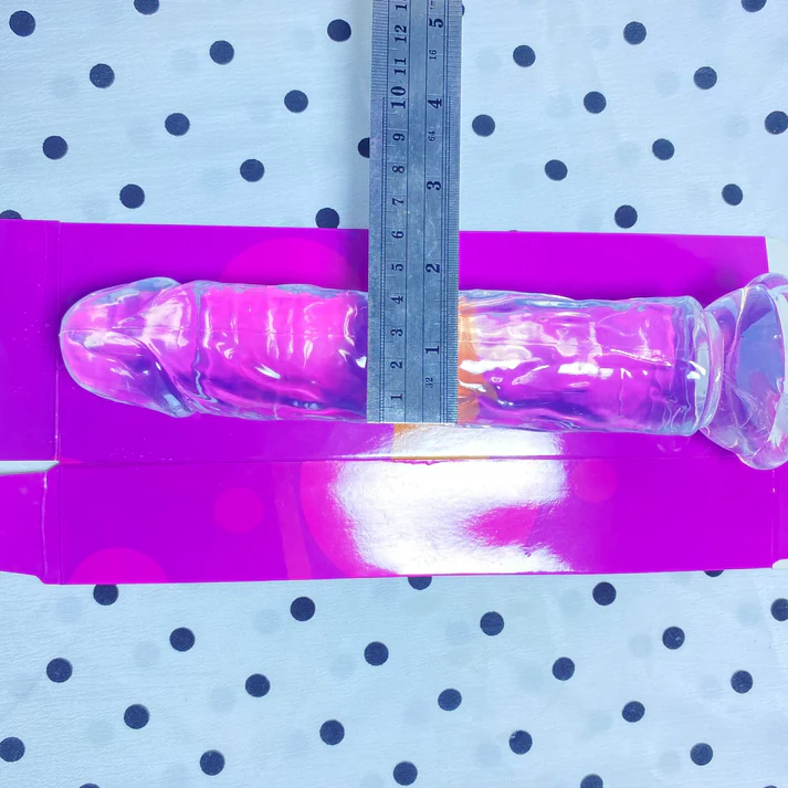 💎 คริสตัลเจลลี่ใส (Crystal Jelly Dildo) | ดิลโด้โปร่งใสพร้อมฐานดูดแรงสูง หลายขนาด - Image 14