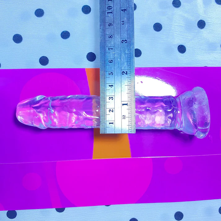 💎 คริสตัลเจลลี่ใส (Crystal Jelly Dildo) | ดิลโด้โปร่งใสพร้อมฐานดูดแรงสูง หลายขนาด - Image 7