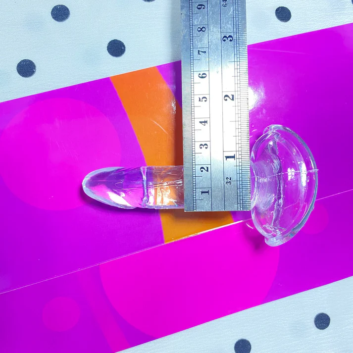 💎 คริสตัลเจลลี่ใส (Crystal Jelly Dildo) | ดิลโด้โปร่งใสพร้อมฐานดูดแรงสูง หลายขนาด - Image 3