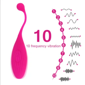 ไข่สั่นควบคุมระยะไกลด้วยแอปมือถือ (หางปลา) เพลิดเพลินไปกับความเพลิดเพลินในขณะเดิน