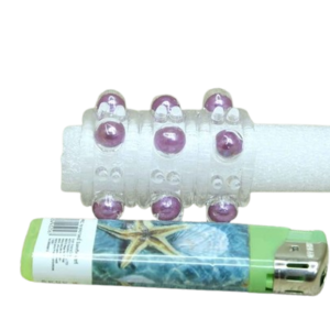 ปลอกมุก 12 เม็ด: ปลอกมุกซิลิโคนชะลอการหลั่ง ครึ่งท่อน ฟรีไซส์