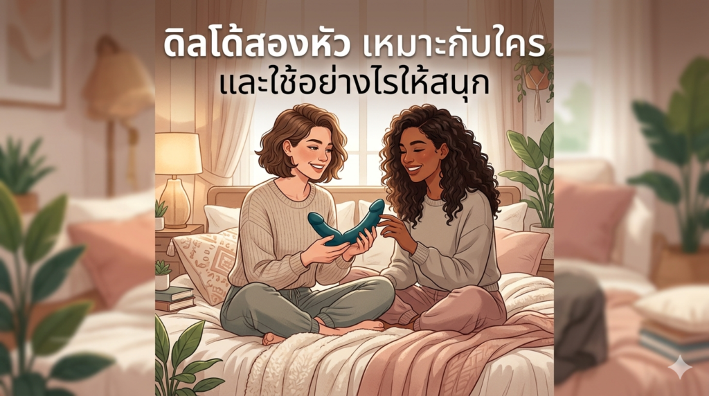 ดิลโด้สองหัวเหมาะกับใคร และใช้อย่างไรให้สนุก