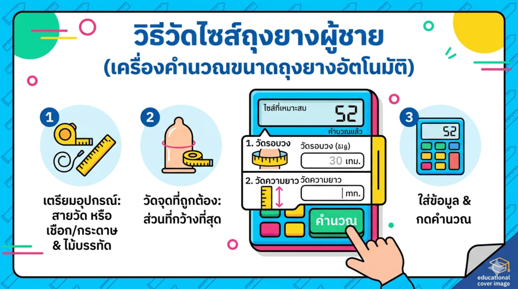 เครื่องคำนวณขนาดถุงยางอัตโนมัติ