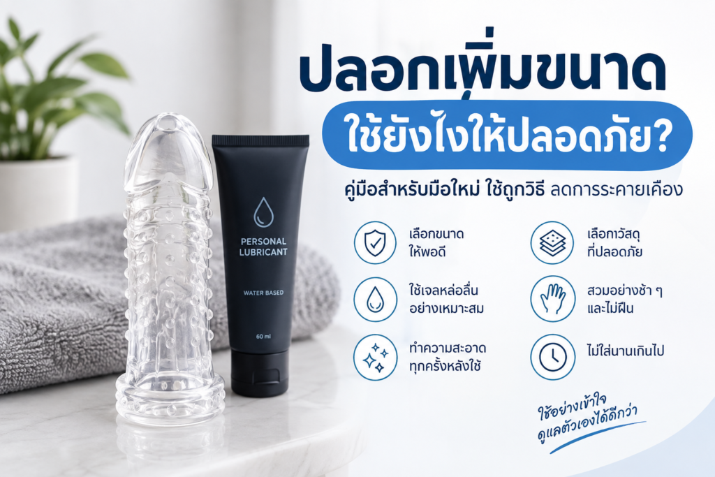 คู่มือปลอกเพิ่มขนาดอย่างปลอดภัย